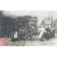 Nice - Bataille de Fleurs avril 1906 Carte Photo
